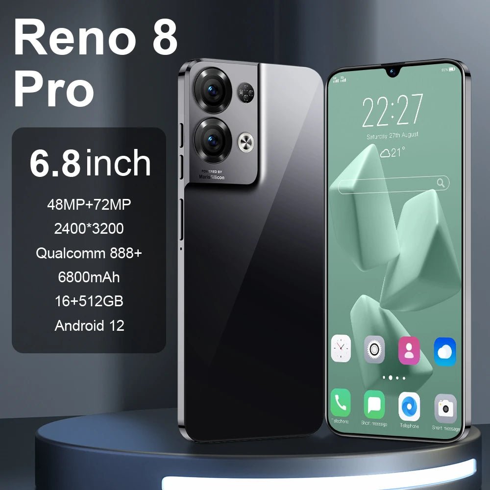 2024 New Reno 8 pro tecno camon 19 pro cellphones poco x4 pro realme mobile phone 5g - SMARTTECH