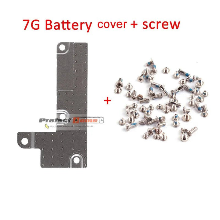 Battery FPC Flex Cable cover+ Full screws For iphone 5 5S 6 6S 7 8 plus inner Metal Bracket Clip Holder parts - SMARTTECH