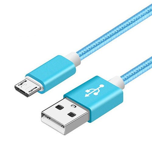 Compatible WithApple , Data Cable Nylon Braided V8 Charging Cable - SMARTTECH